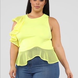 Afternoon Ruffle Top